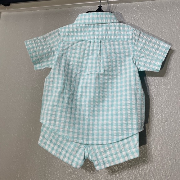 Jami & Jack Baby Gingham Cabana Matching Set - Size 3-6 Months - Picture 4 of 4